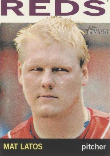 2013 Topps Heritage - Mat Latos #457