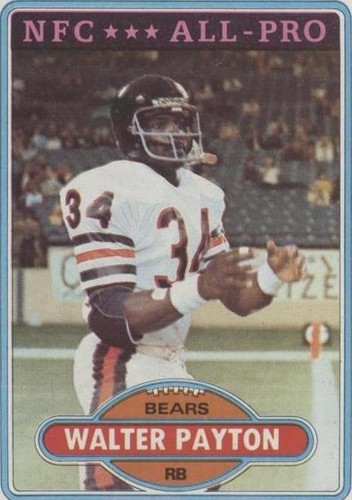 1980 Topps Walter Payton #160