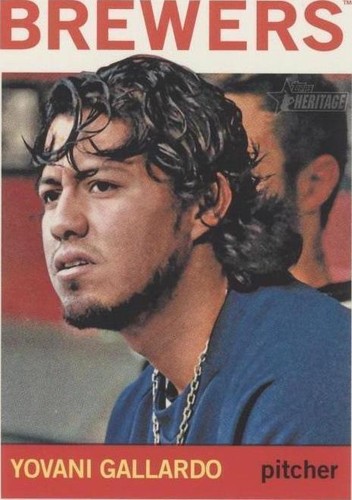 2013 Topps Heritage - Yovani Gallardo #476