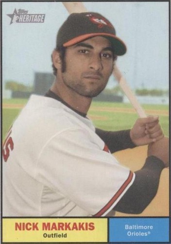 2010 Topps Heritage - Nick Markakis #62