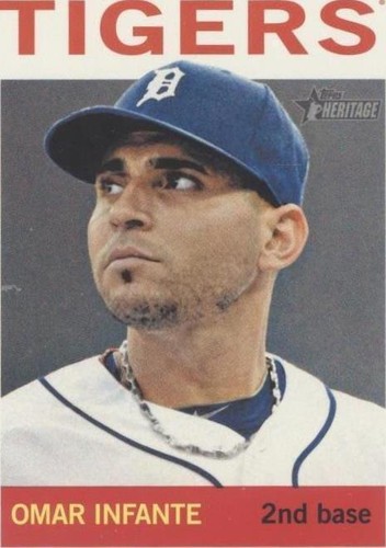 Omar Infante 2013 Topps Detroit Tigers #516 R494 | eBay