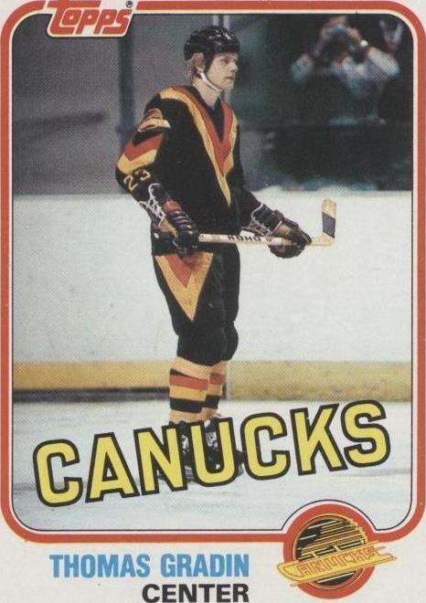 1981-82 Topps - Thomas Gradin #15