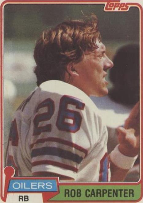 1981 Topps Rob Carpenter #231