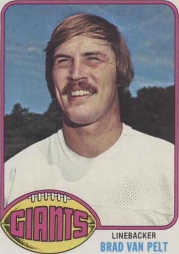 1976 Topps Brad Van Pelt #509