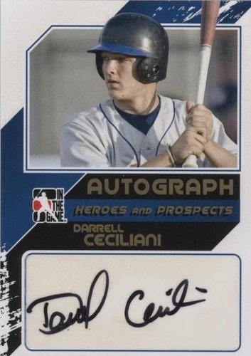 2011 In the Game Heroes and Prospects - Darrell Ceciliani #A-DCE2