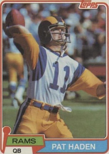 1981 Topps Pat Haden #445