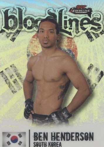 2012 Topps Finest UFC - Benson Henderson #BL-BH