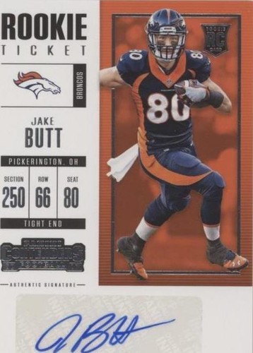2017 Panini Contenders Jake Butt #104