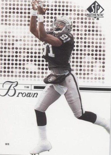 2002 SP Authentic Tim Brown #17