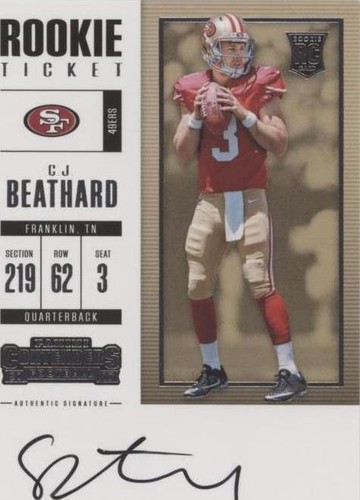 2017 Panini Contenders C.J. Beathard #307