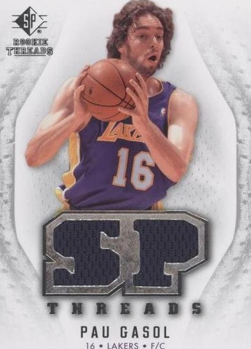 2008-09 SP Rookie Threads - Pau Gasol #T-PG