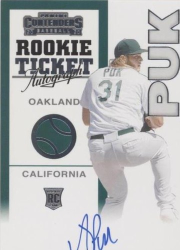 2020 Panini Contenders - A.J. Puk #98RT-AP