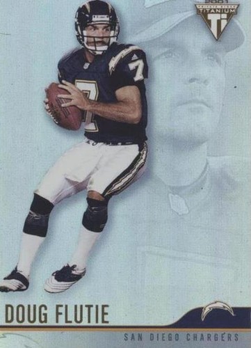 2001 Pacific Private Stock Titanium Doug Flutie #118