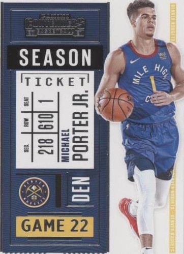 2020-21 Panini Contenders - Michael Porter Jr. #97