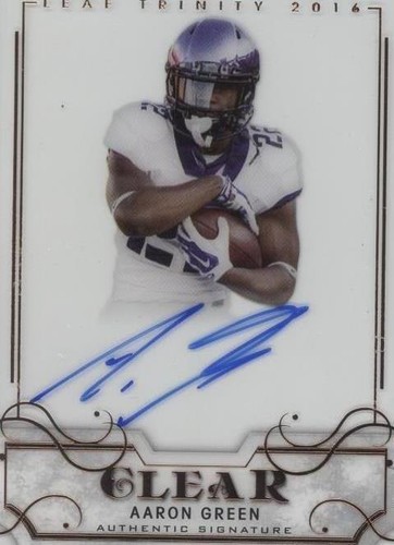 2016 Leaf Trinity Aaron Green #CA-AG1