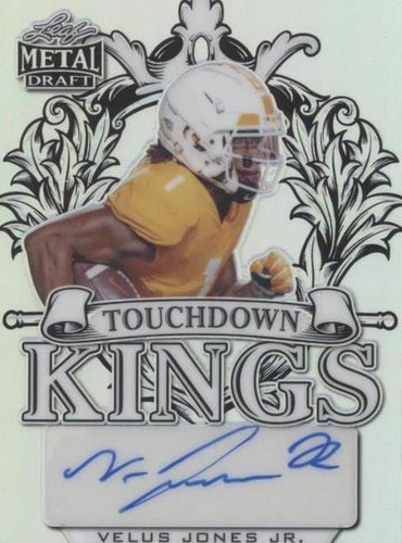 2022 Leaf Metal Draft Velus Jones Jr. #TK-VJJ