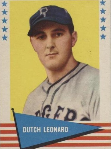 1961 Fleer Baseball Greats - Dutch Leonard #121
