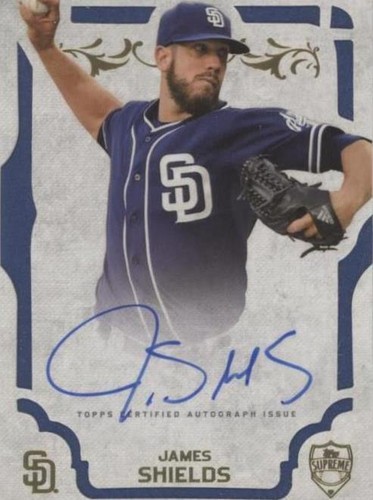 2015 Topps Supreme - James Shields #SA-JSS