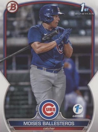 2023 Bowman 1st Edition - Moises Ballesteros #BPPF-11