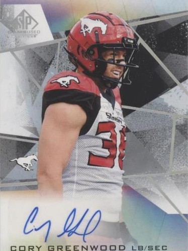 2021 SP Game Used Edition CFL Cory Greenwood #A-CG