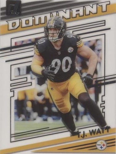 2021 Panini Clearly Donruss T.J. Watt #CD-TW