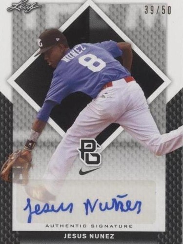2016 Leaf Perfect Game National Showcase - Jesus Nunez #BA-031