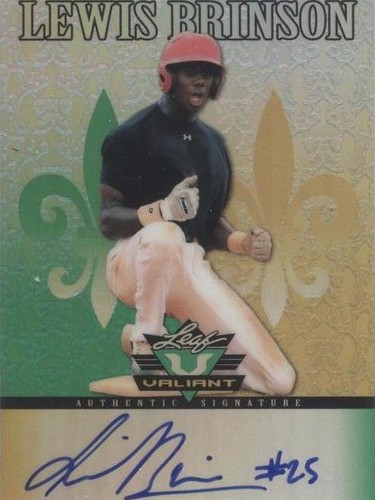 2012 Leaf Valiant - Lewis Brinson #VA-LB2
