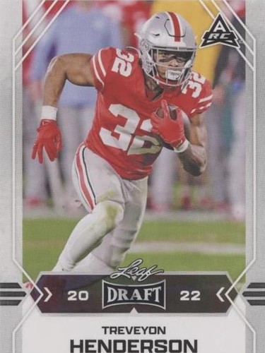 2022 Leaf Draft Treveyon Henderson #06