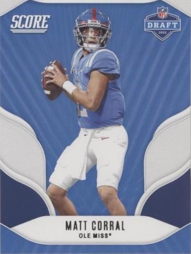 2022 Score Matt Corral #D2