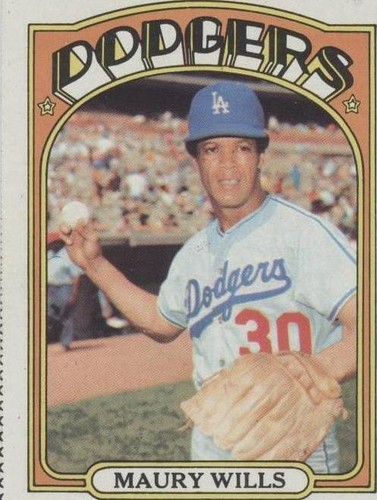 MAURY WILLS  インスクリプション『DODGER』入り直筆サイン MAURY WILLS インスクリプション『DODGER』入り直筆サイン