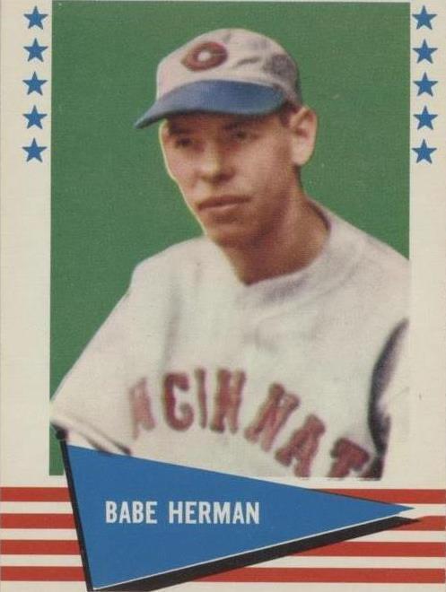 Fleer Baseball Greats 1961 - Babe Herman #114