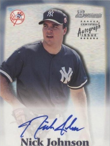 2000 Bowman - Nick Johnson #NJ
