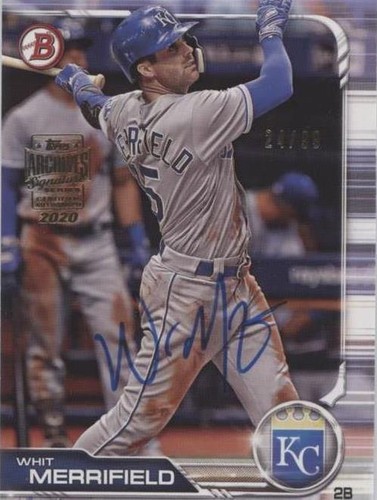 2020 Topps Archives Signature Series - Whit Merrifield #19B-45