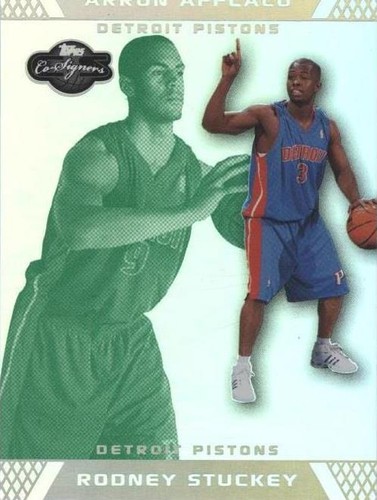 2007-08 Topps Co-Signers - Arron Afflalo/Rodney Stuckey #68