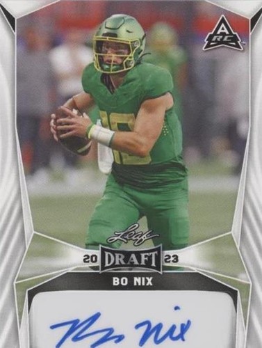 2023 Leaf Draft Bo Nix #BA-BN1