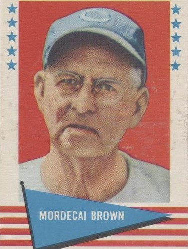 Mordecai Brown Trading Cards