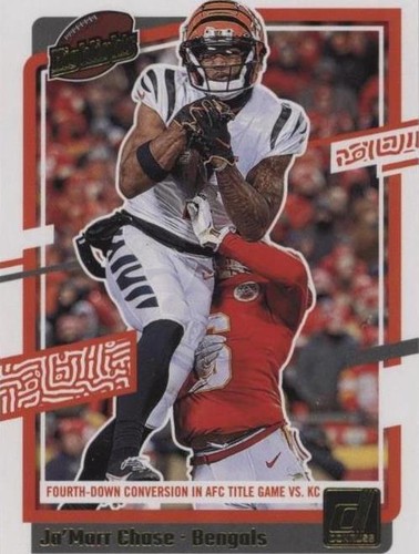 2023 Panini Donruss Ja'Marr Chase #H-JMC