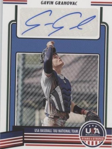 2023 Panini USA Baseball Stars & Stripes - Gavin Grahovac #18U-GG