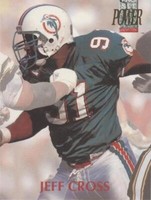 1992 Pro Set Power Jeff Cross #191