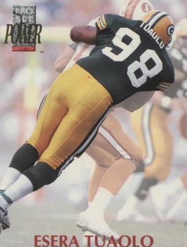 1992 Pro Set Power Esera Tuaolo #198