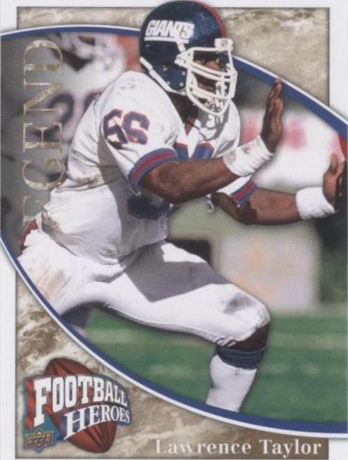 Upper Deck Football Heroes Lawrence Taylor #283 2009