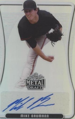 2020 Leaf Metal Draft - Mike Baumann #BA-MB2