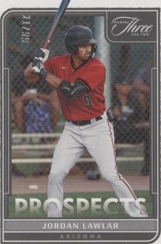 2022 Panini Three and Two - Jordan Lawlar #P-6