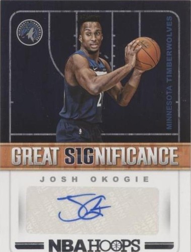 2018-19 Panini NBA Hoops - Josh Okogie #GS-JO
