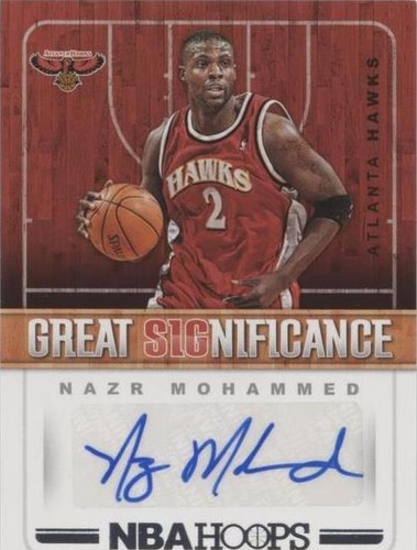 2018-19 Panini NBA Hoops - Nazr Mohammed #GS-NM