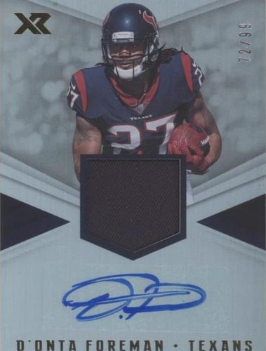 2017 Panini XR D'onta Foreman #RSA-DF