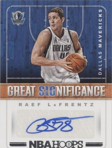 2018-19 Panini NBA Hoops - Raef LaFrentz #GS-RL