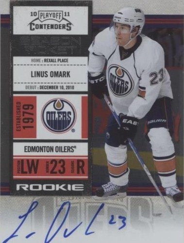 2010-11 Panini Playoff Contenders - Linus Omark #146