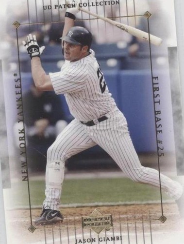 2003 Upper Deck Patch Collection - Jason Giambi #74