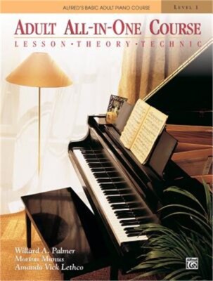 Alfred's Basic Adult All-In-One Piano Course: Level 1 (Paperback or Softback)
